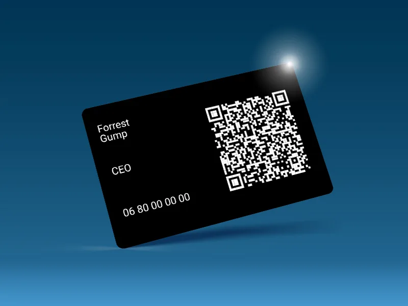 Carte NFC personnalisée en PVC (mais sans votre logo) – Image 4