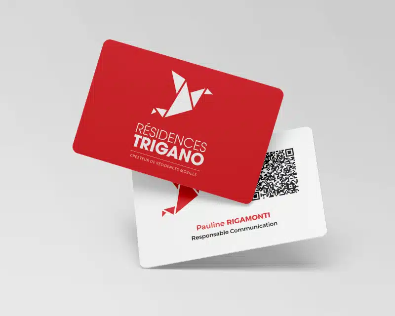 Carte de visite NFC sans contact en PVC biodégradable