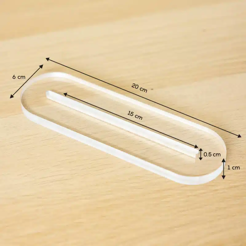 socle plexi pour plaque avis google NFC et QRCode